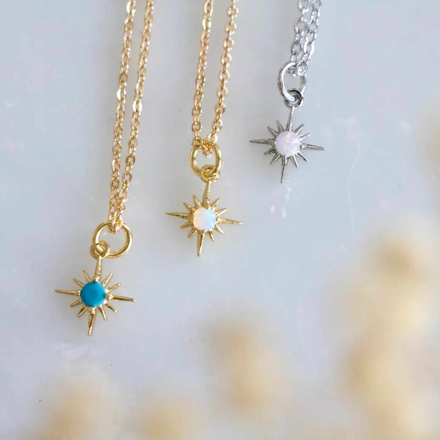 Turquoise North Star Necklace